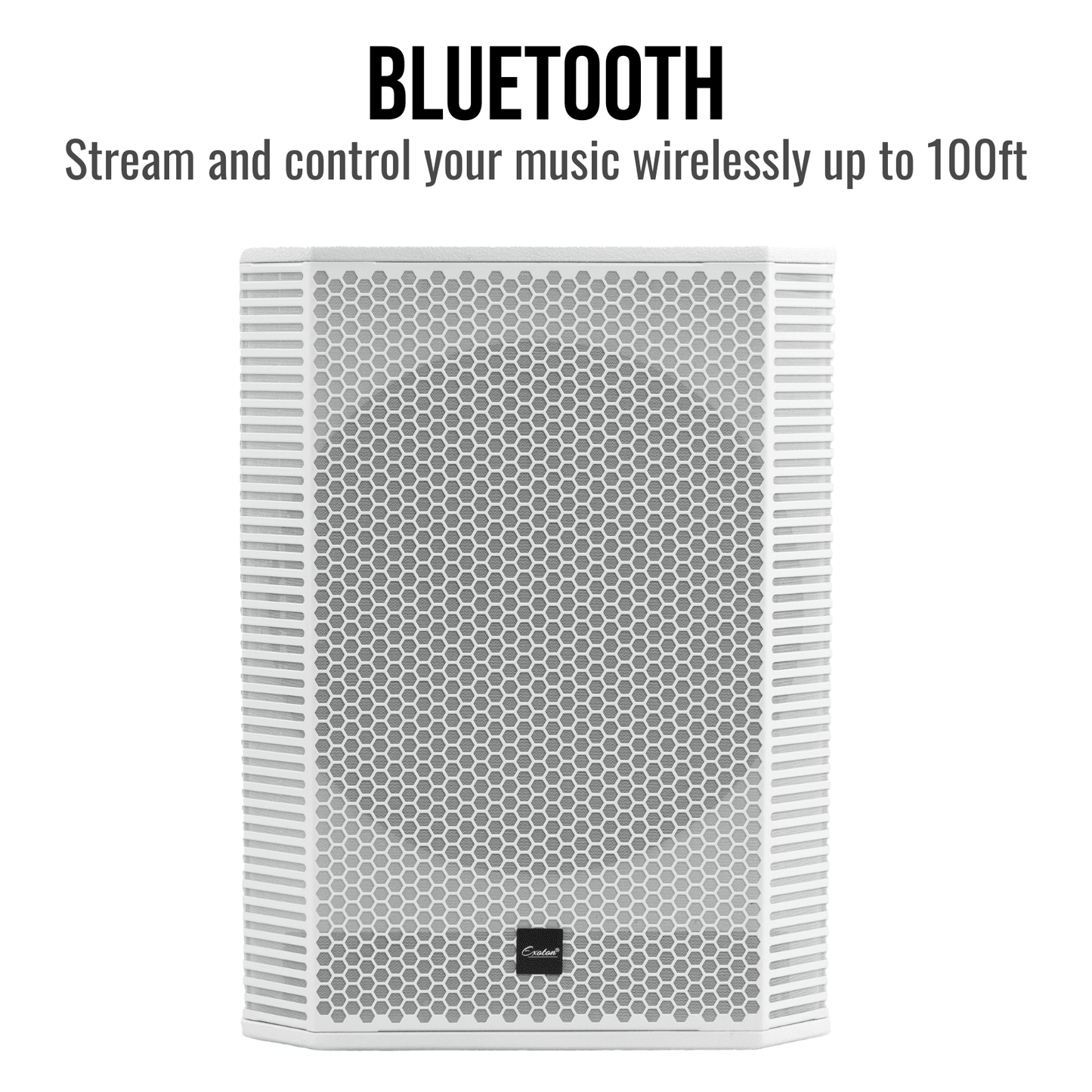 2000W 15-inch Bluetooth Column Loudspeakers (White)