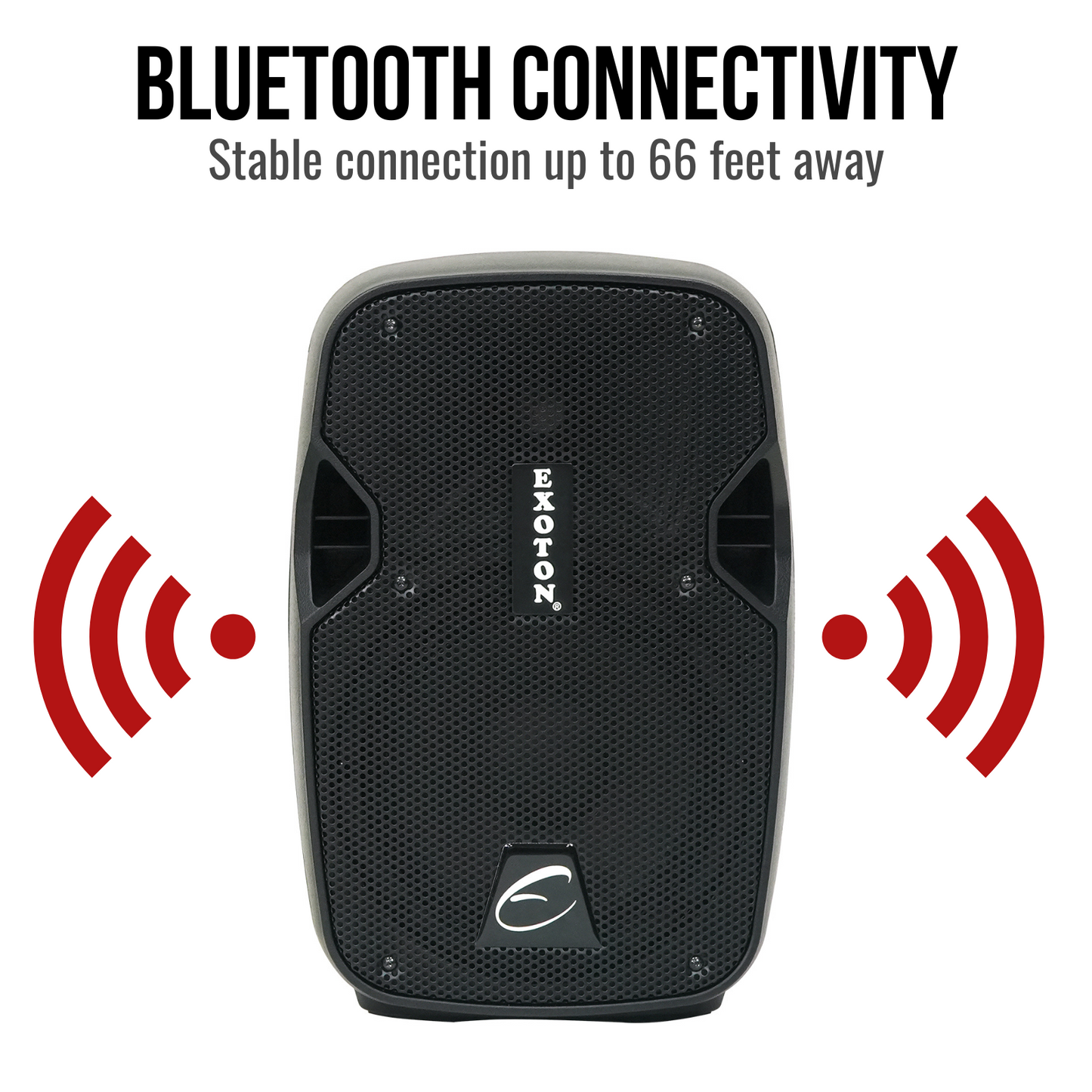 1200W 8-inch 2-Way Bluetooth Powered PA Speakers With Microphone