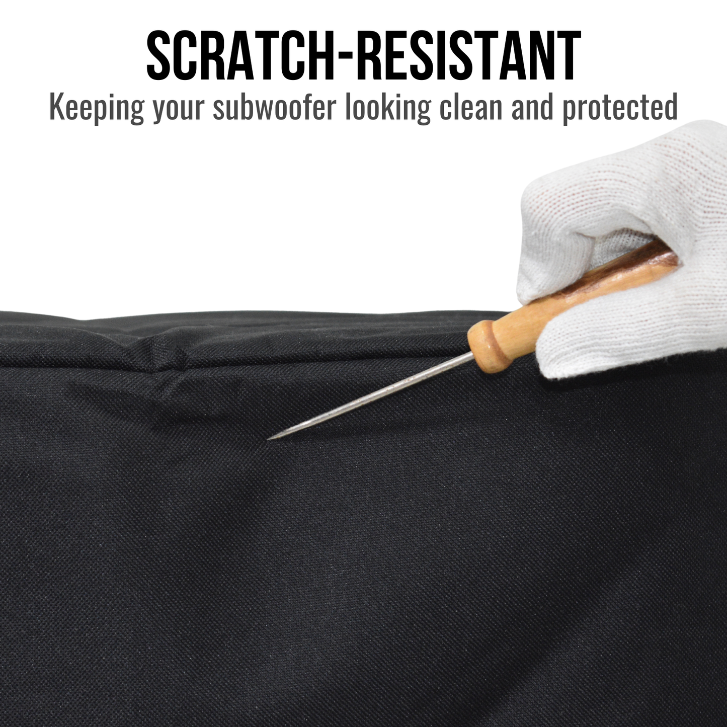 12-inch Protective Padded Slip-On Subwoofer Cover for S-1203