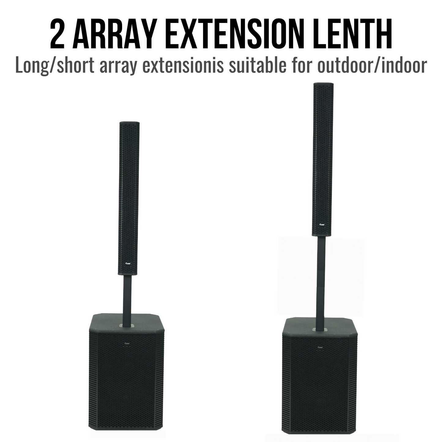 2000W 15-inch  Bluetooth Column PA Speaker System