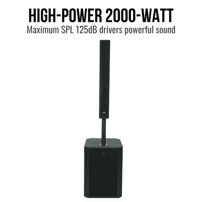 2000W 15-inch  Bluetooth Column PA Speaker System