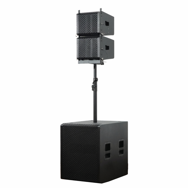 2000W 6-inch Line Arrary Speaker With 13-inch Active Subwoofer PA System