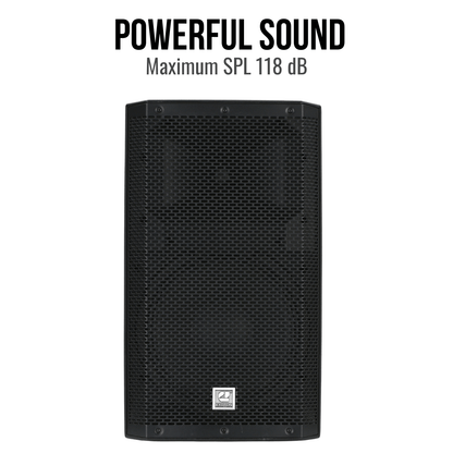1500W 12-inch Bluetooth PA Speaker Set Dual PA System With Mic