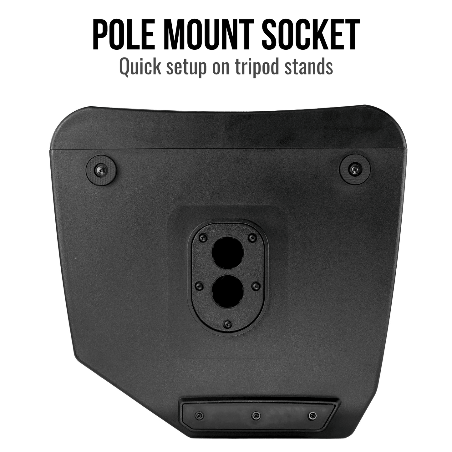 1400W 15-inch 2-Way Powered Loudspeaker With Bluetooth