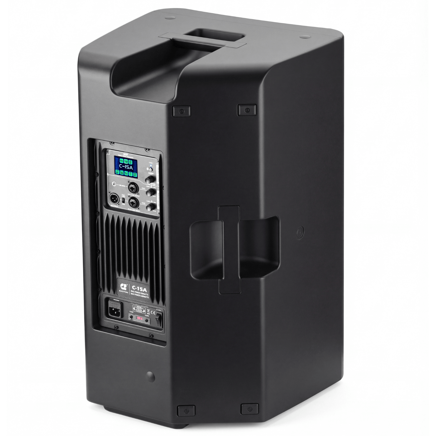 1400W 15-inch 2-Way Powered Loudspeaker With Bluetooth