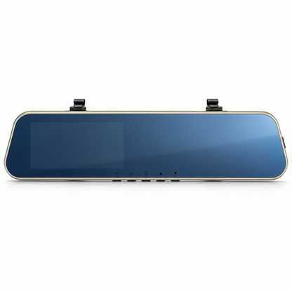 Rearview Mirror Dash Cam with Built-In Camera and Display