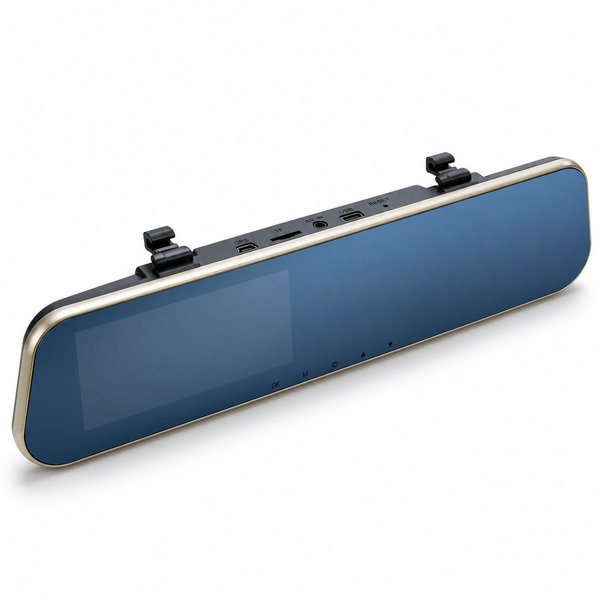 Rearview Mirror Dash Cam with Built-In Camera and Display