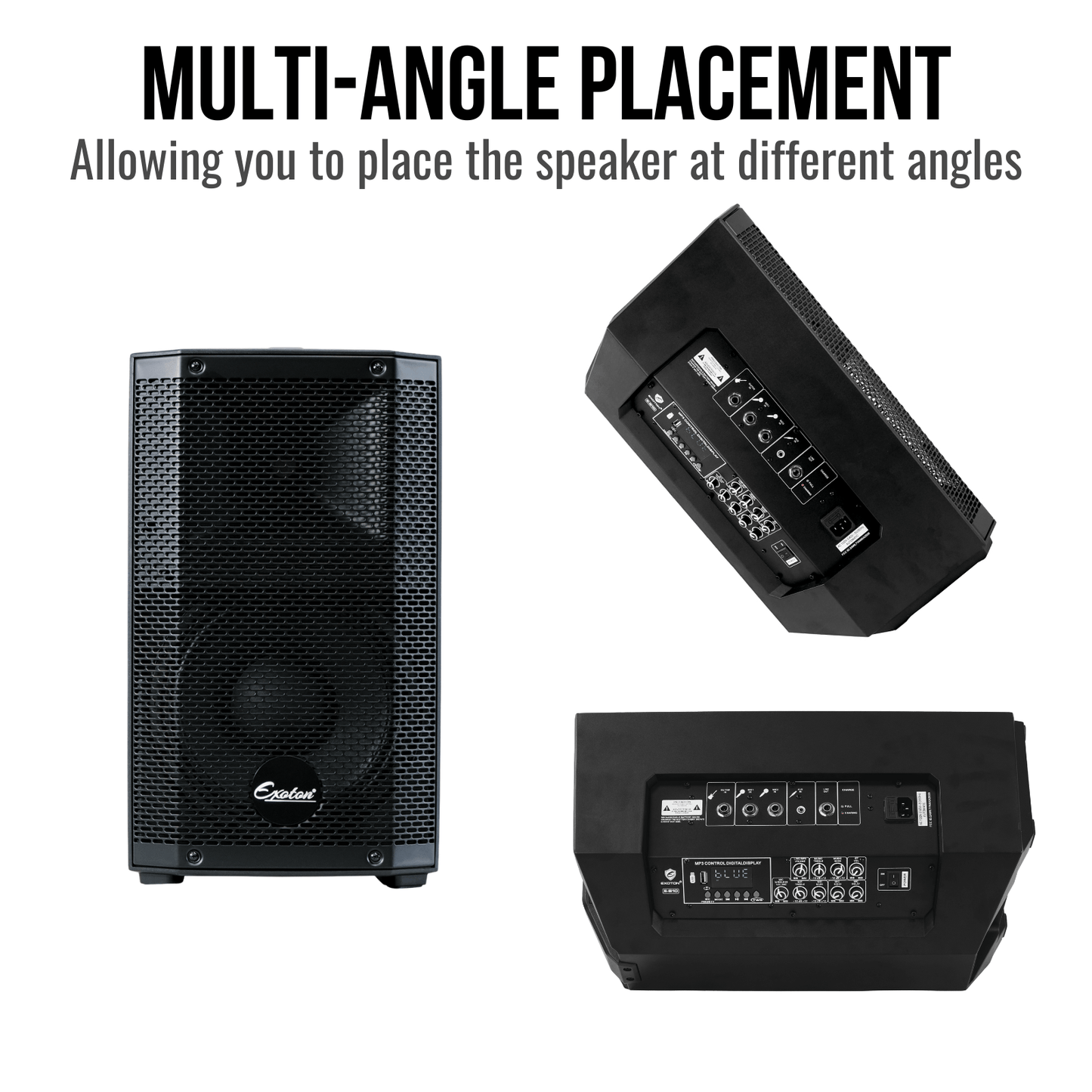 800W 10-inch Bluetooth Wireless Battery Powered PA Loudspeaker