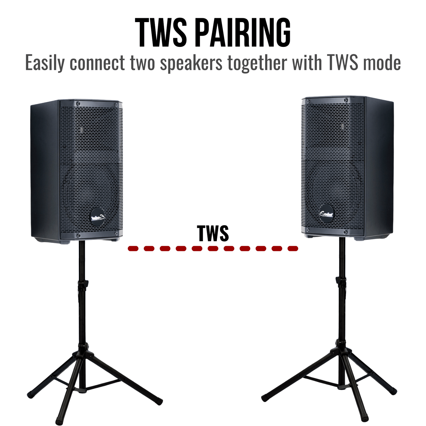 800W 10-inch Bluetooth Wireless Battery Powered PA Loudspeaker