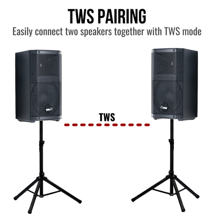 800W 10-inch Bluetooth Wireless Battery Powered PA Loudspeaker