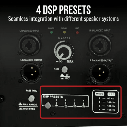 1000W 18-inch Powered PA Subwoofer
