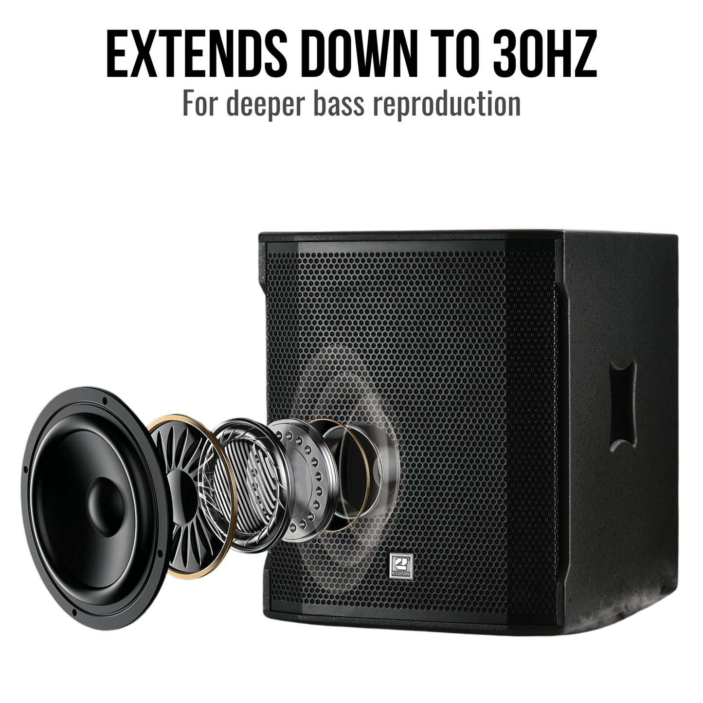 1000W 18-inch Powered PA Subwoofer