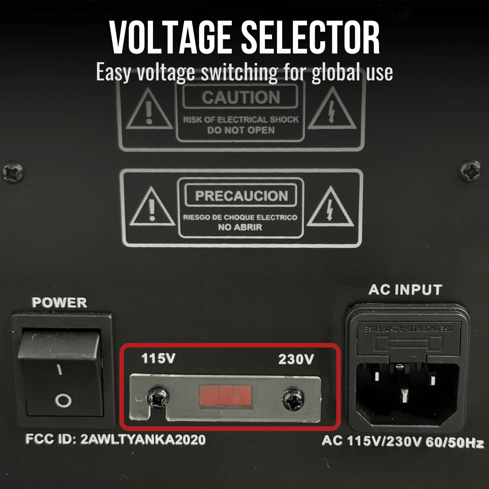 ES-18A-Powered-Subwoofer-Voltage-Selector