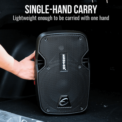 1200W 8-inch 2-Way Bluetooth Powered PA Speakers With Microphone