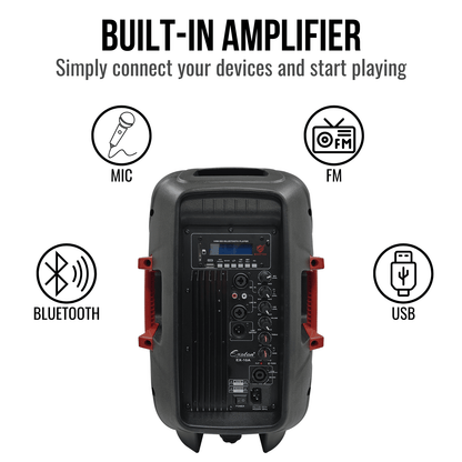 EXOTON EX-10A 800W Portable PA System 10 EXOTON EX-10A 800W Portable PA System 10