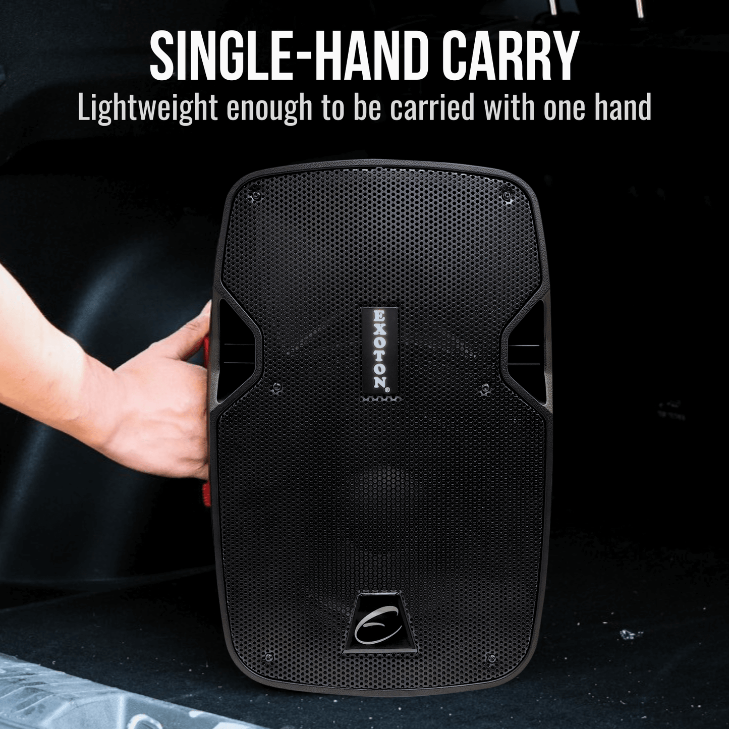 800W 10-inch Portable PA System With Wired Microphone