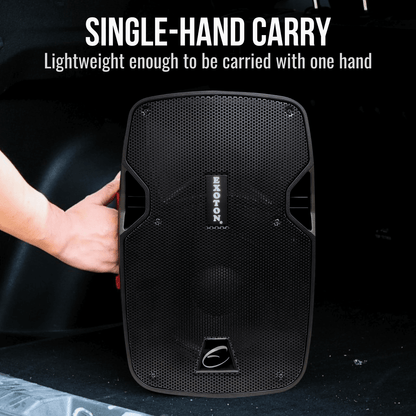 800W 10-inch Portable PA System With Wired Microphone