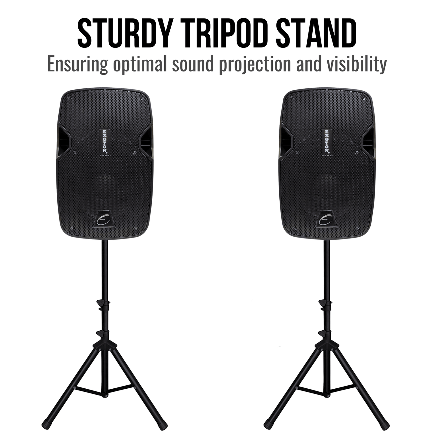 800W 10-inch Portable PA System With Wired Microphone