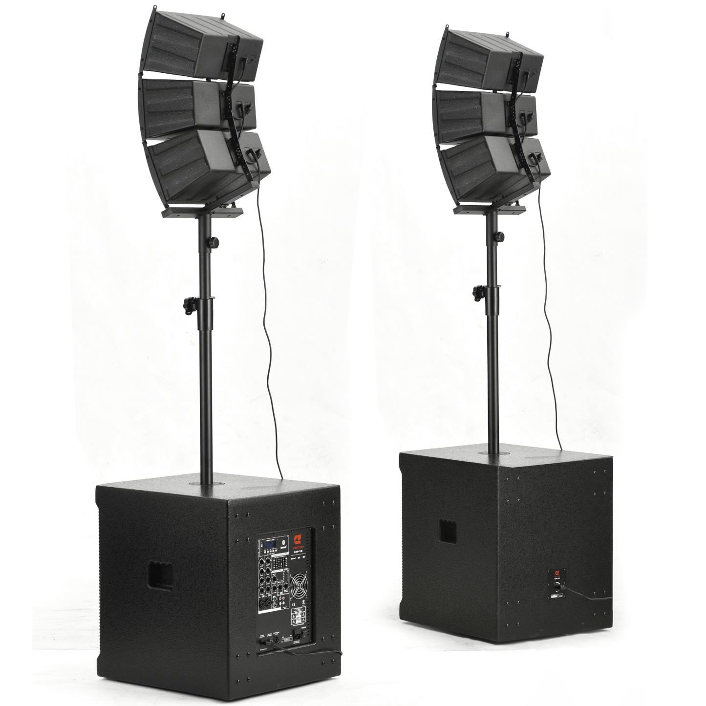 1400W 6.5-inch Line Array Speakers With Dual 18-inch Subwoofers PA Speaker System