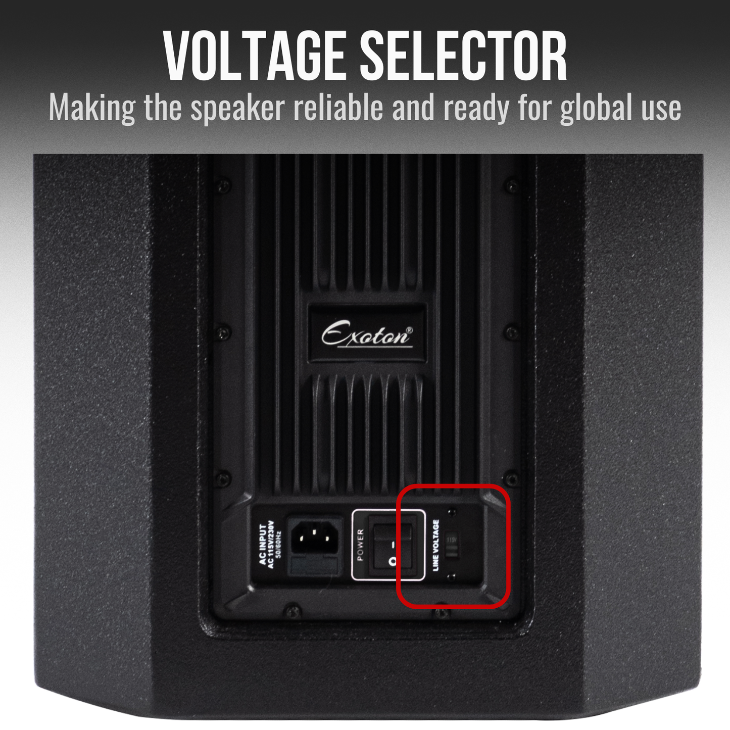 2000W 12-inch Powered Column PA System Portable Speaker