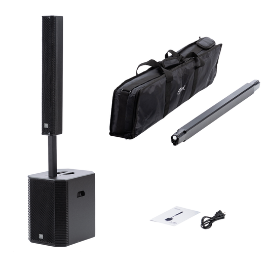 2000W 12-inch Powered Column PA System Portable Speaker