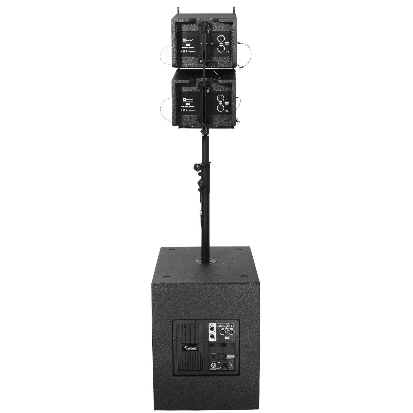 2800W 8-inch Line Arrary Speakers With 16-inch Active Subwoofer PA System