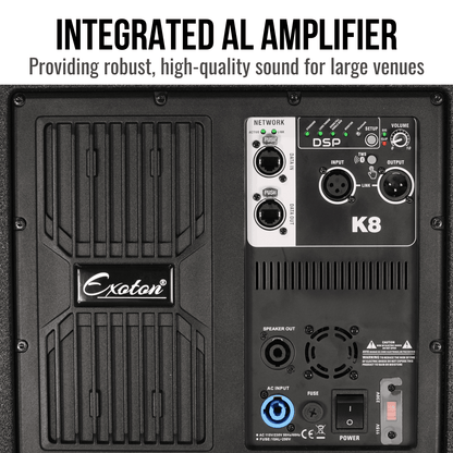 2800W 8-inch Line Arrary Speakers With 16-inch Active Subwoofer PA System