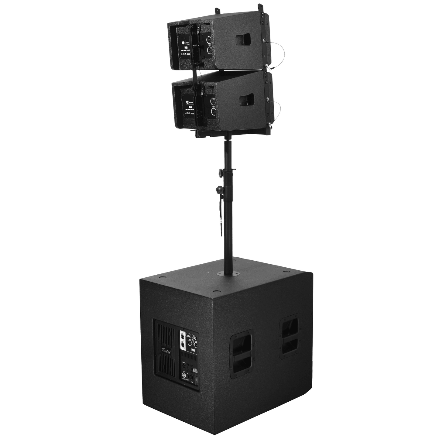 2800W 8-inch Line Arrary Speakers With 16-inch Active Subwoofer PA System