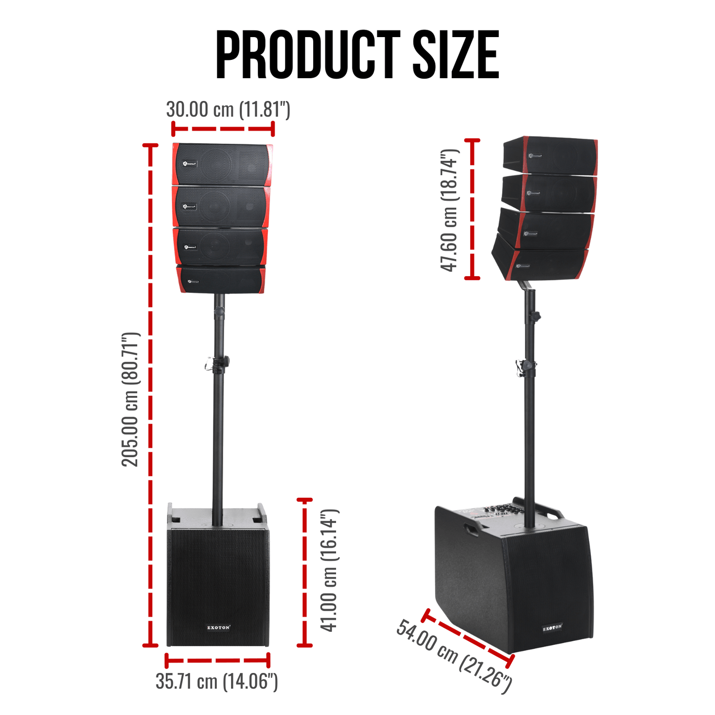 3000W 12-inch PA System Line Array Big DJ Speakers