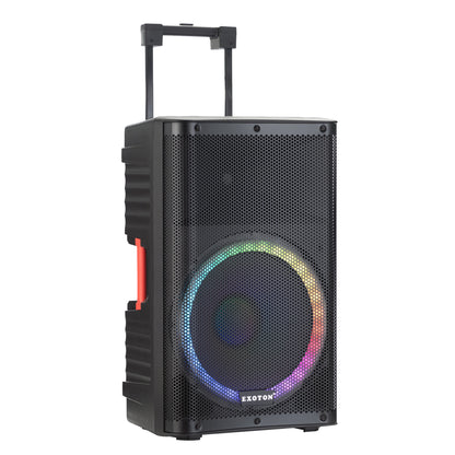 1800W 15-inch Rechargeable Wireless PA Speaker System With Stand