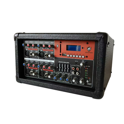 1800W 10-inch PA Bluetooth Speaker System With 4 Channel Mixer