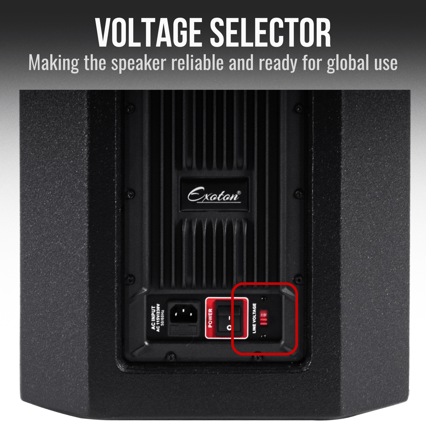 2000W 12-inch Powered Column PA System Portable Speaker