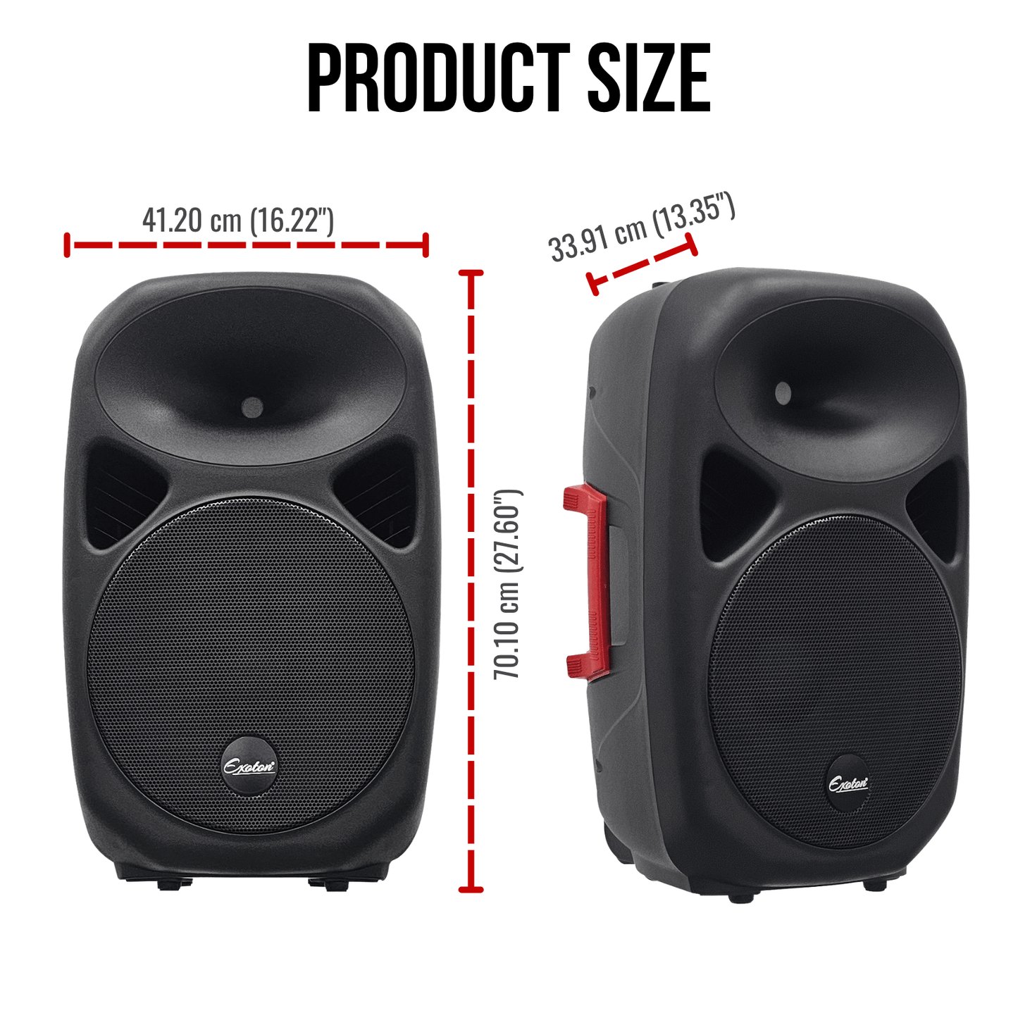 2000W 15-inch PA Speaker System With 8 Channel Mixer