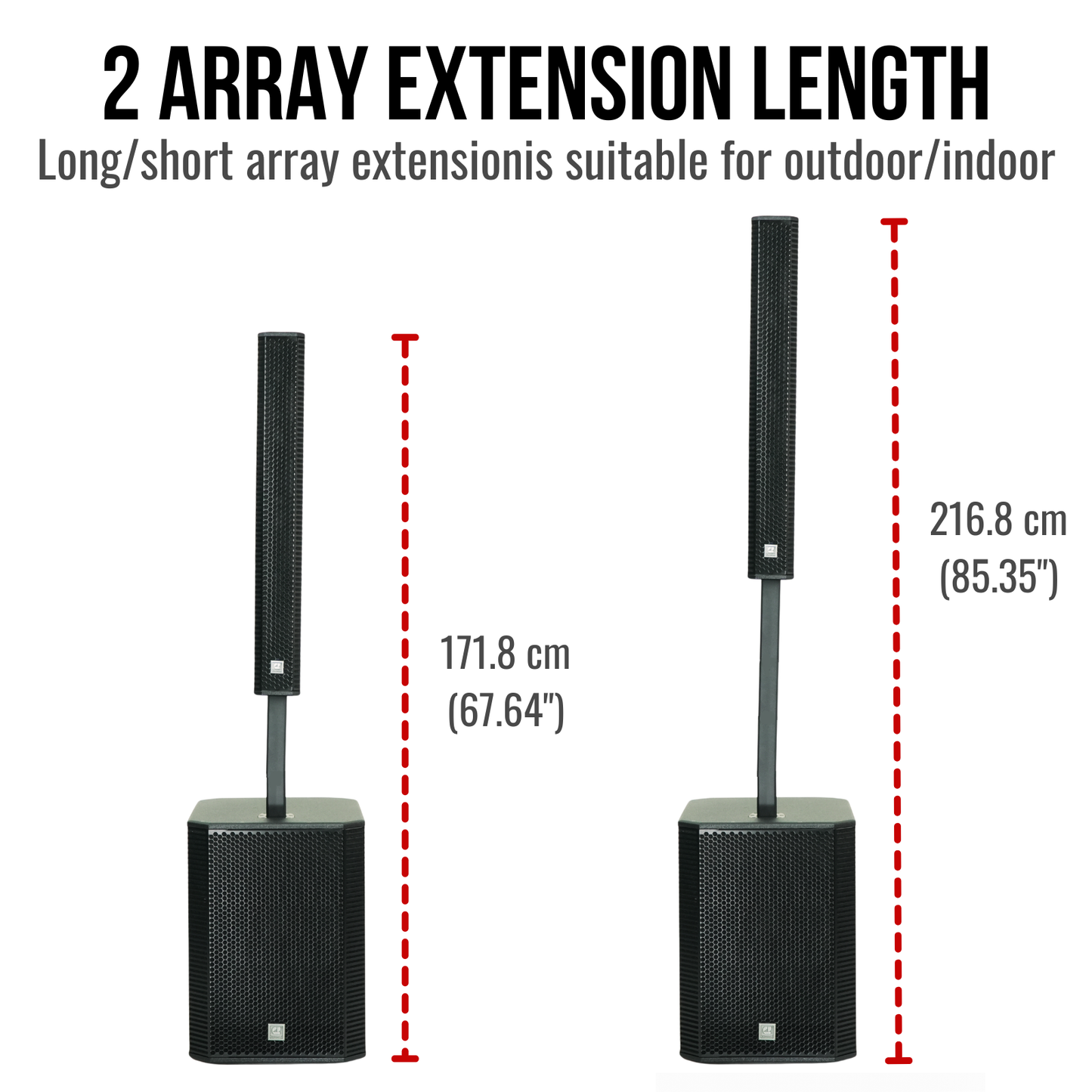 2000W 15-inch  Bluetooth Column PA Speaker System