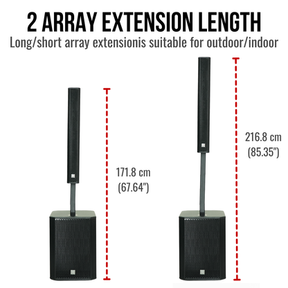 2000W 15-inch  Bluetooth Column PA Speaker System
