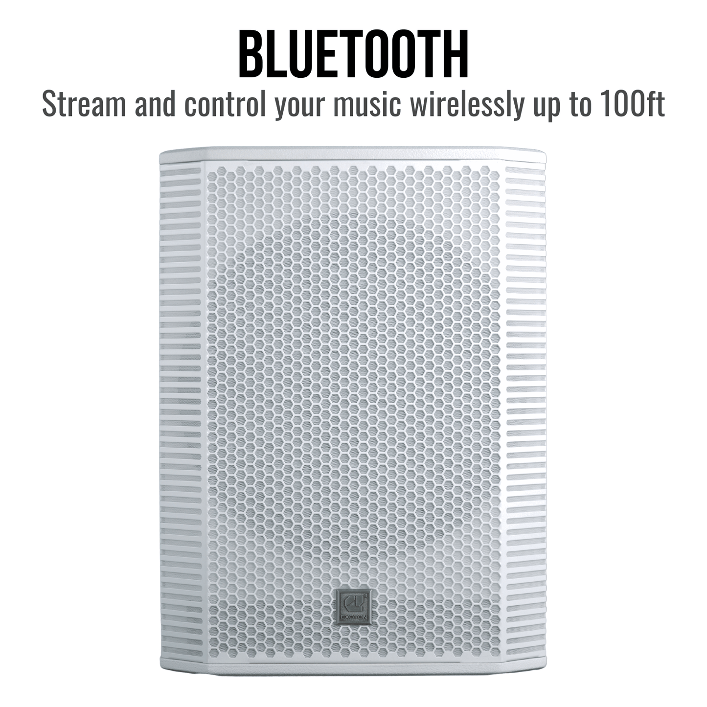 2000W 15-inch Bluetooth Column Loudspeakers - White