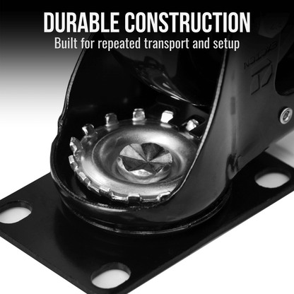 3-inch Heavy Duty Casters Set with Brake