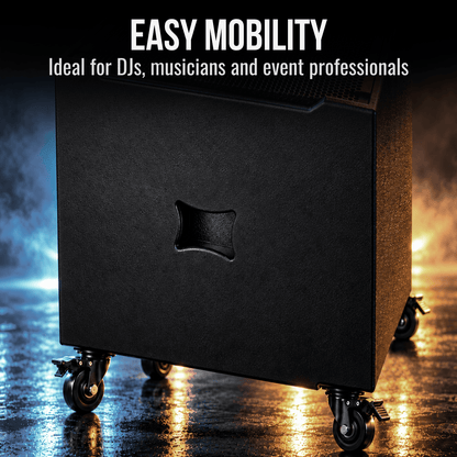 3-inch Heavy Duty Casters Set with Brake