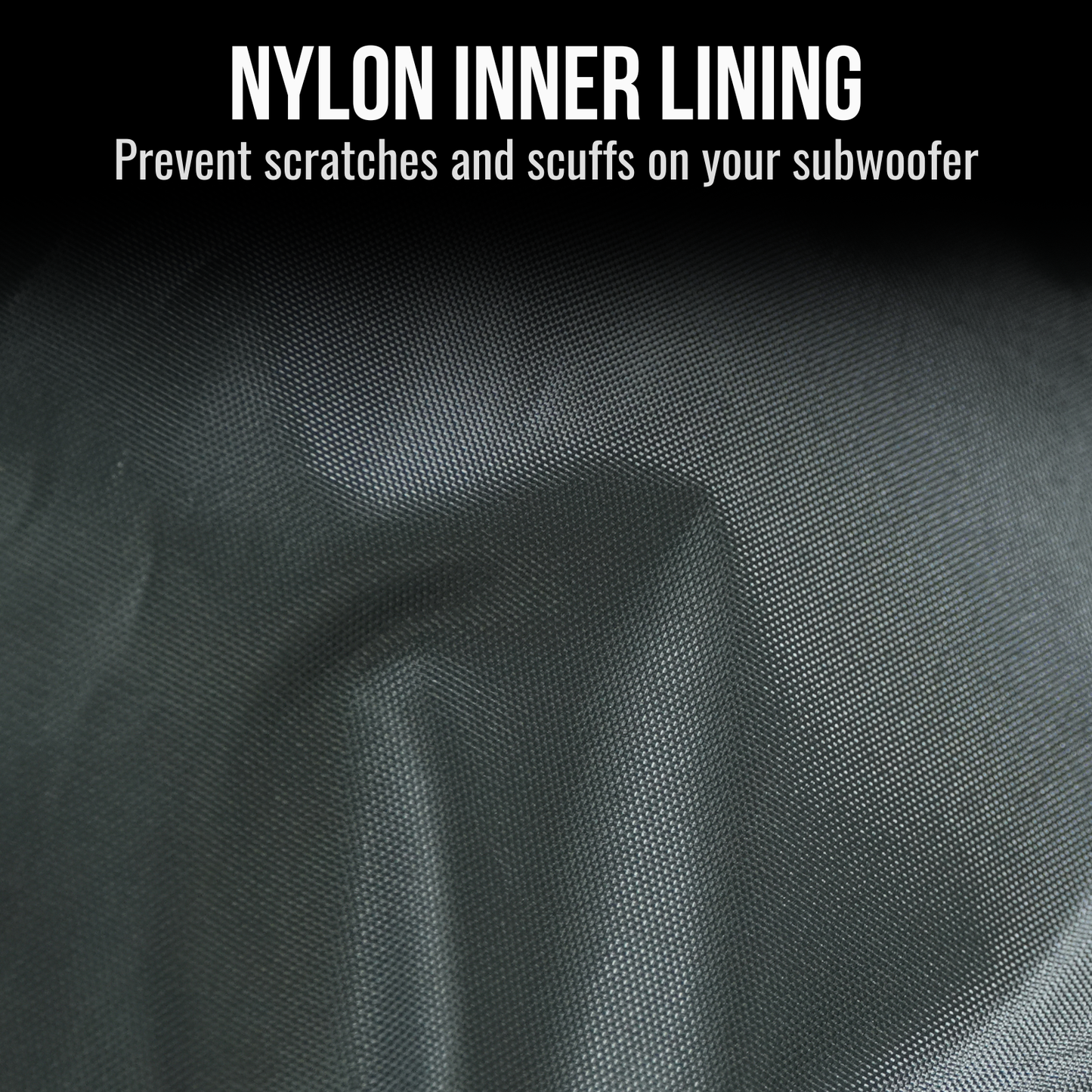 12-inch Protective Padded Slip-On Subwoofer Cover for S-1203