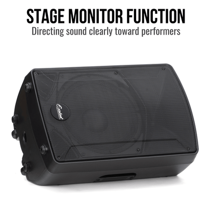 2000W 12-inch PA Speakers System With 6 Channel Mixer