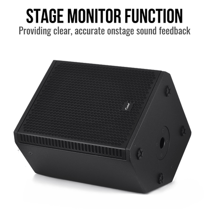 800W 12-inch Active Bluetooth Coaxial Monitor Speaker
