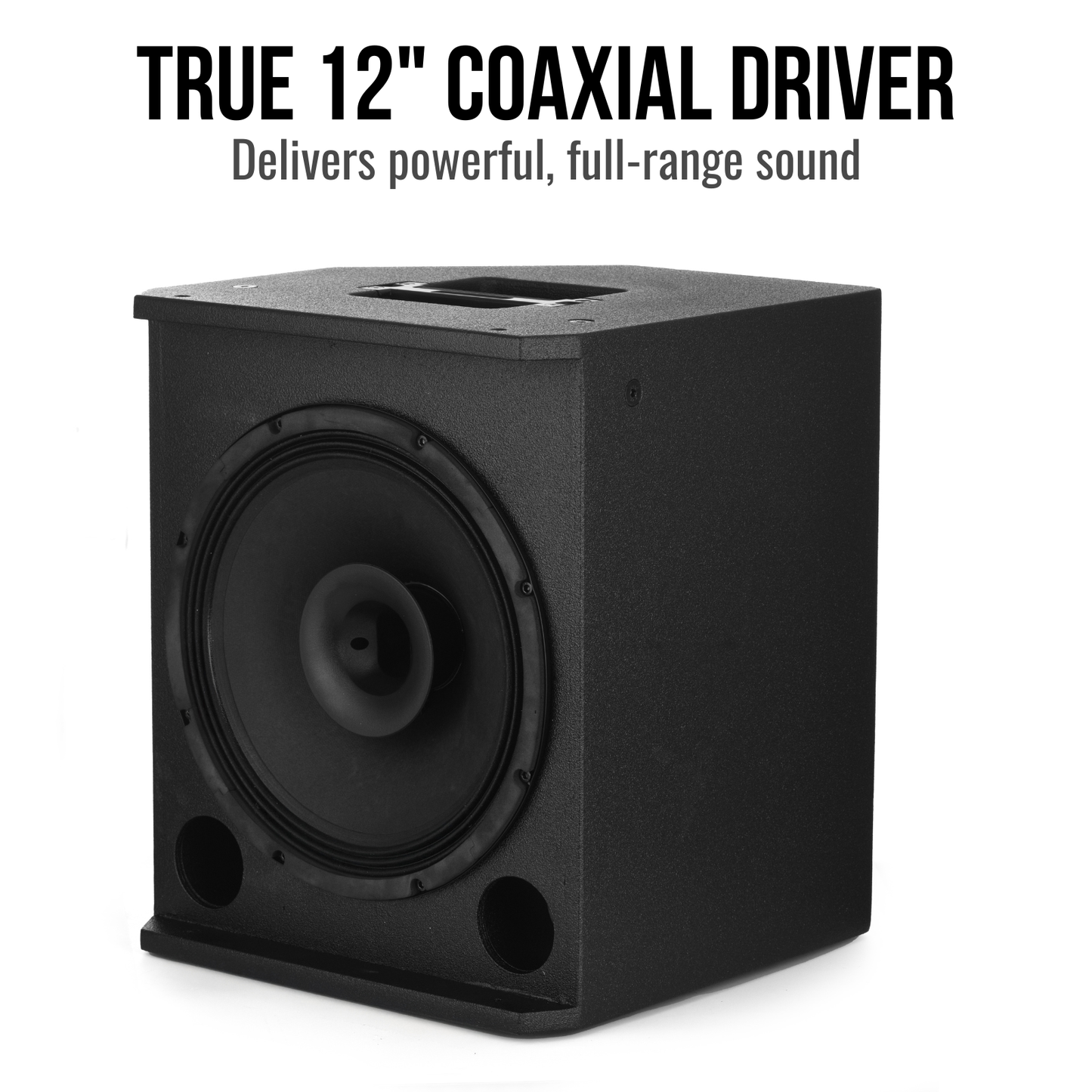 800W 12-inch Active Bluetooth Coaxial Monitor Speaker
