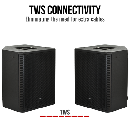 800W 12-inch Active Bluetooth Coaxial Monitor Speaker